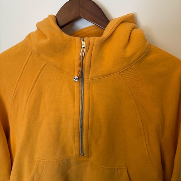 Lululemon Scuba Crop Hoodie Mango Dream Size L/XL - Picture 2 of 6